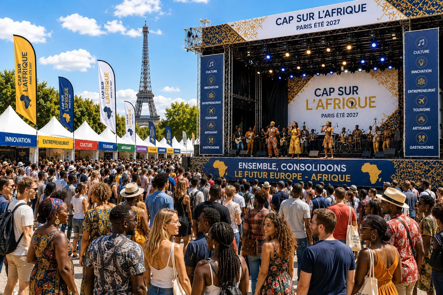 Festival « Cap sur l'Afrique » à Paris : concert en plein air et pavillons thématiques